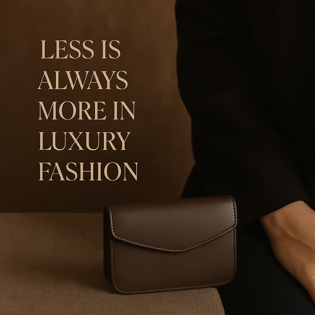 Why Less is Always More in Luxury Fashion: The Power of Subtle Elegance