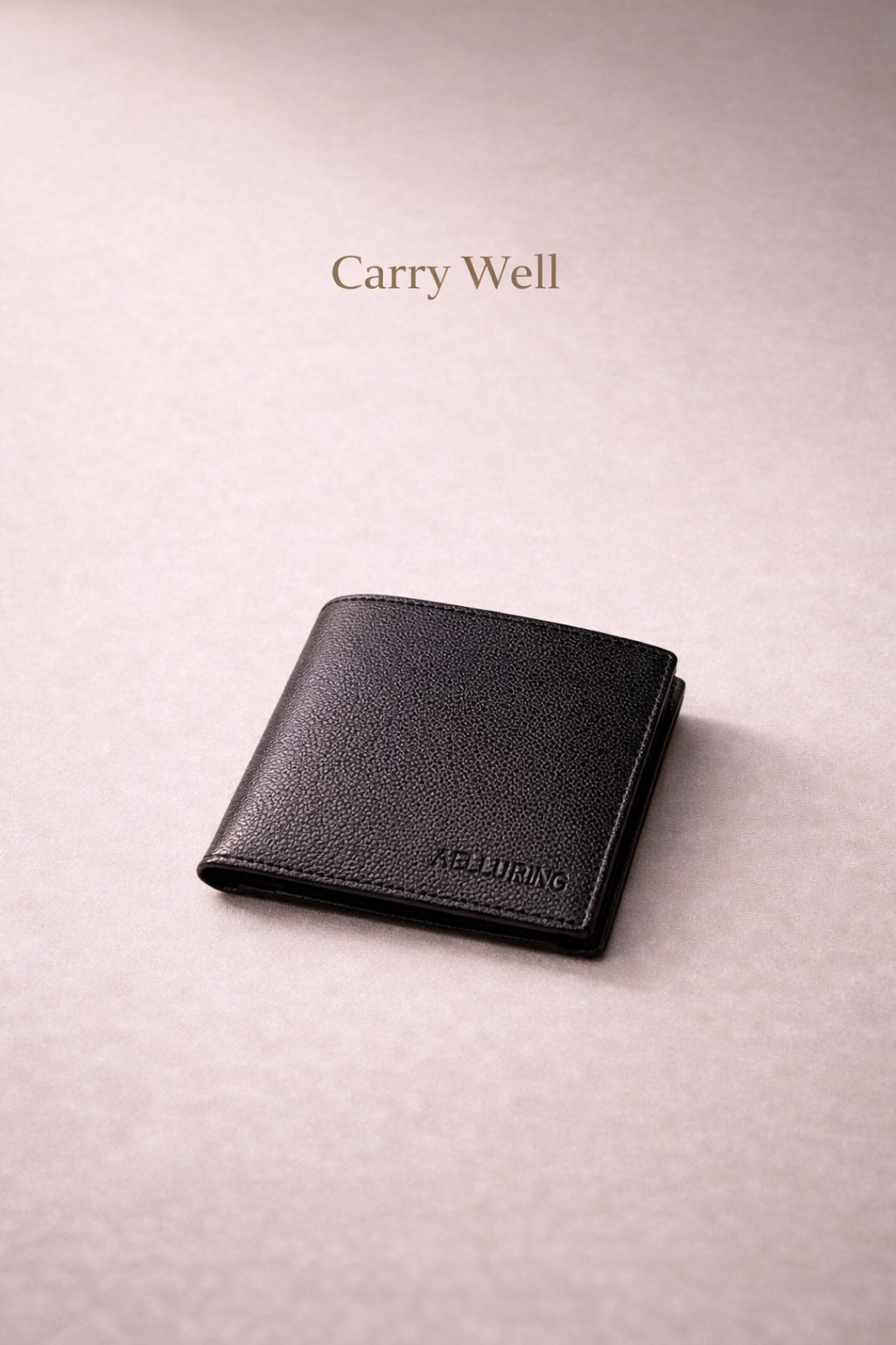 Beluga Black Men's Horizontal Leather Wallet