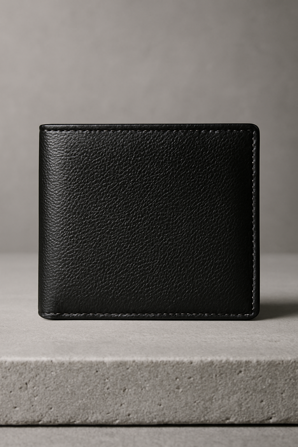 Aelluring Beluga Black Italian Leather Wallet For Men