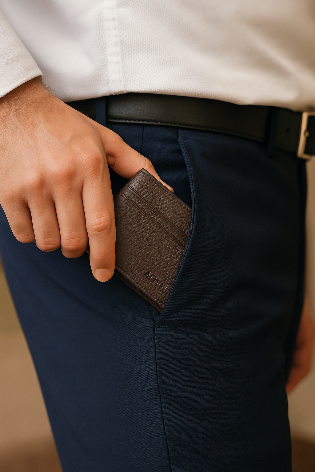 Aelluring Fossil Milano Brown Men's Leather Wallet 07