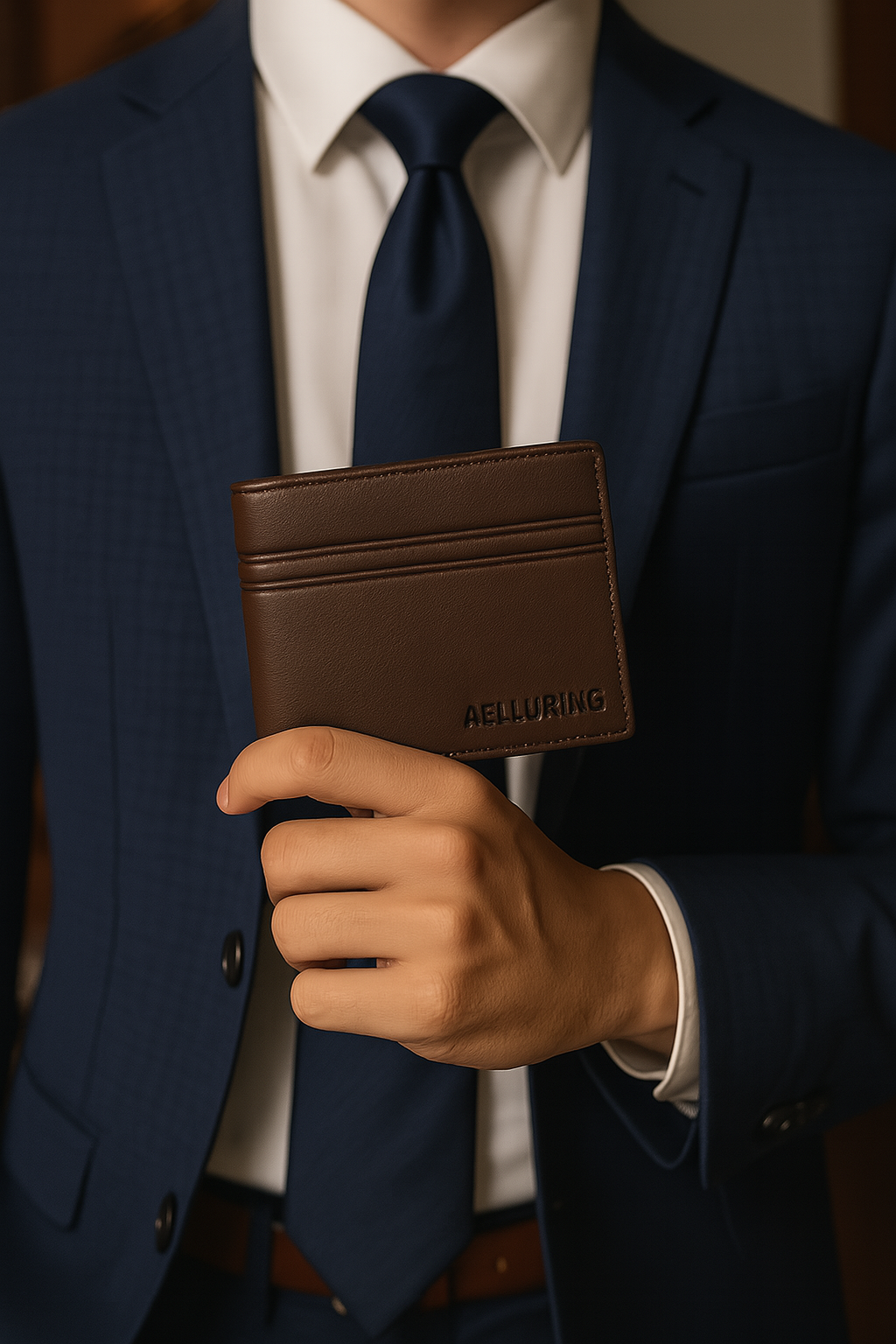 Aelluring Milano Vintage Brown Men's Leather Wallet 05