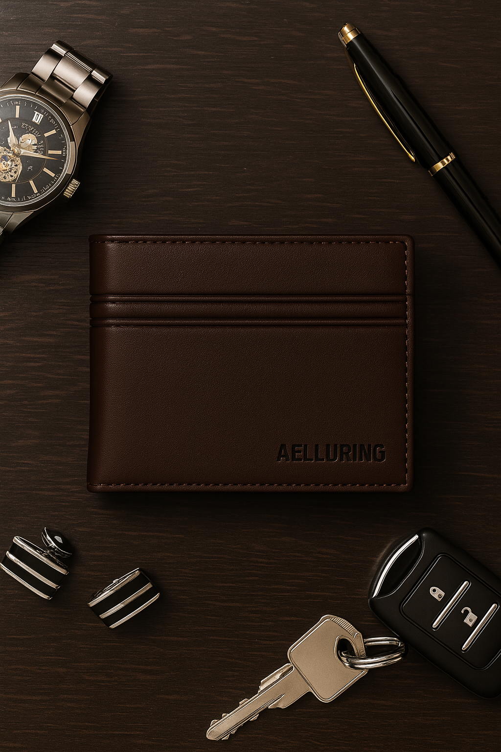 Aelluring Milano Vintage Brown Men's Leather Wallet 06