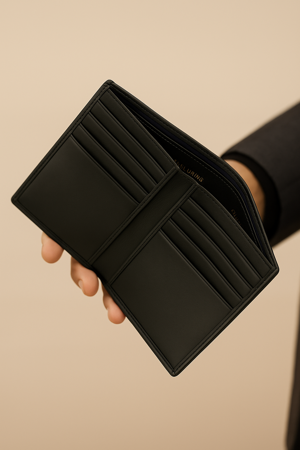 Aelluring Modena Black Men's Italian Leather Wallet 04