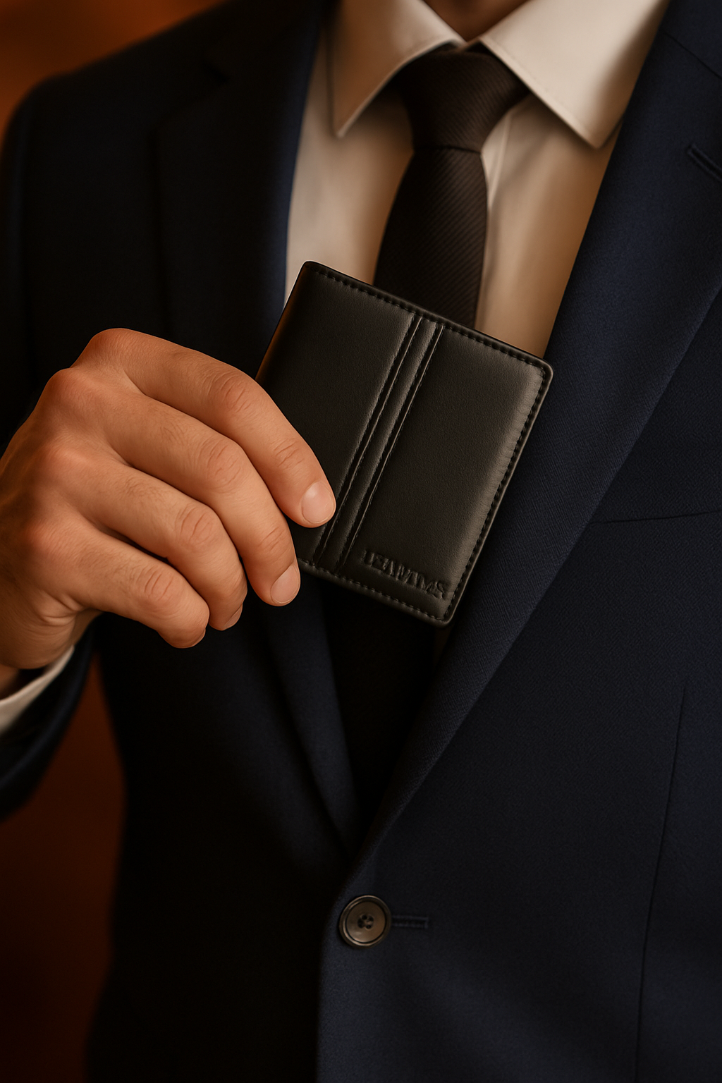 Aelluring Modena Black Men's Italian Leather Wallet 06