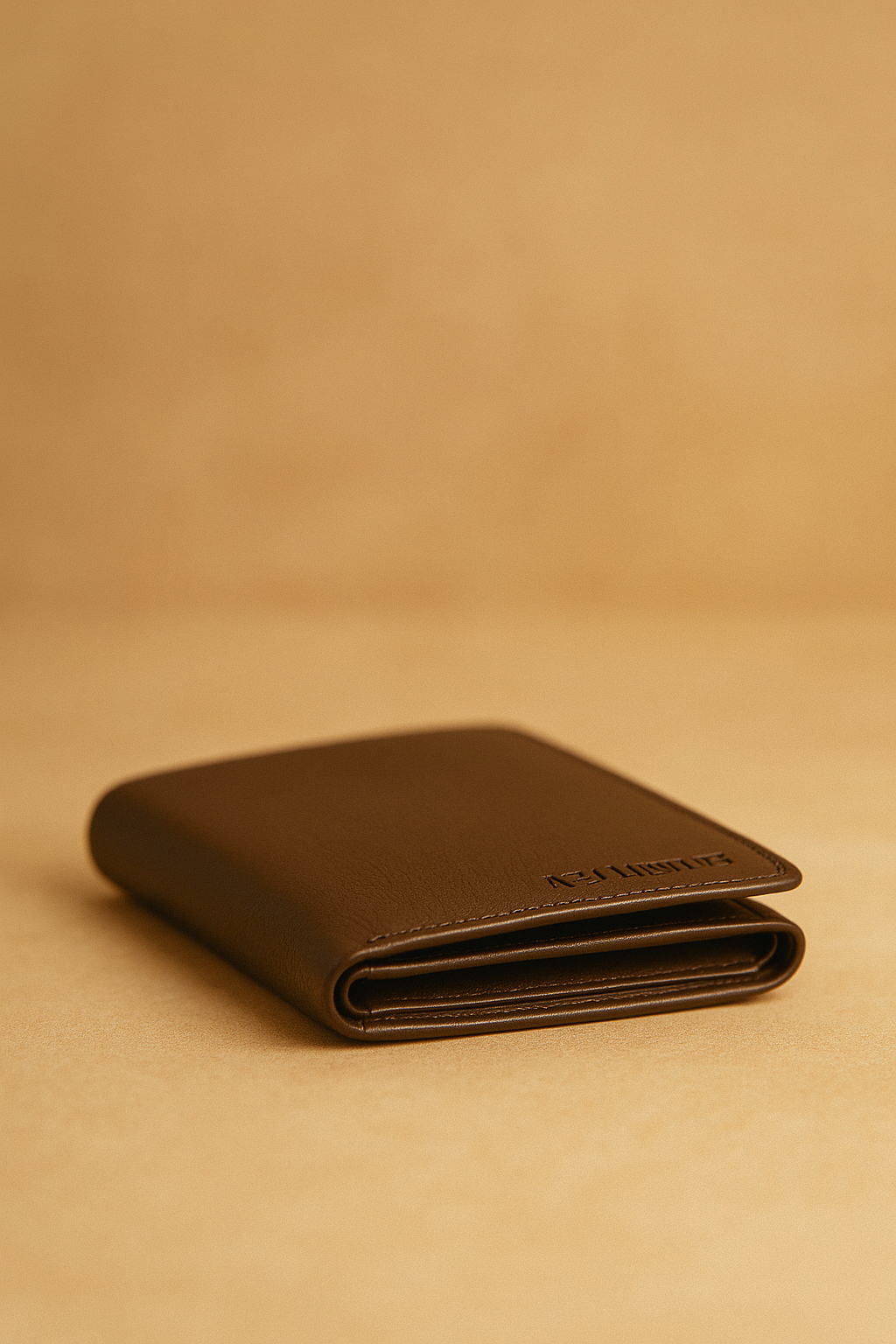 Aelluring Polaris Brown Men's Vertical Leather Wallet 04