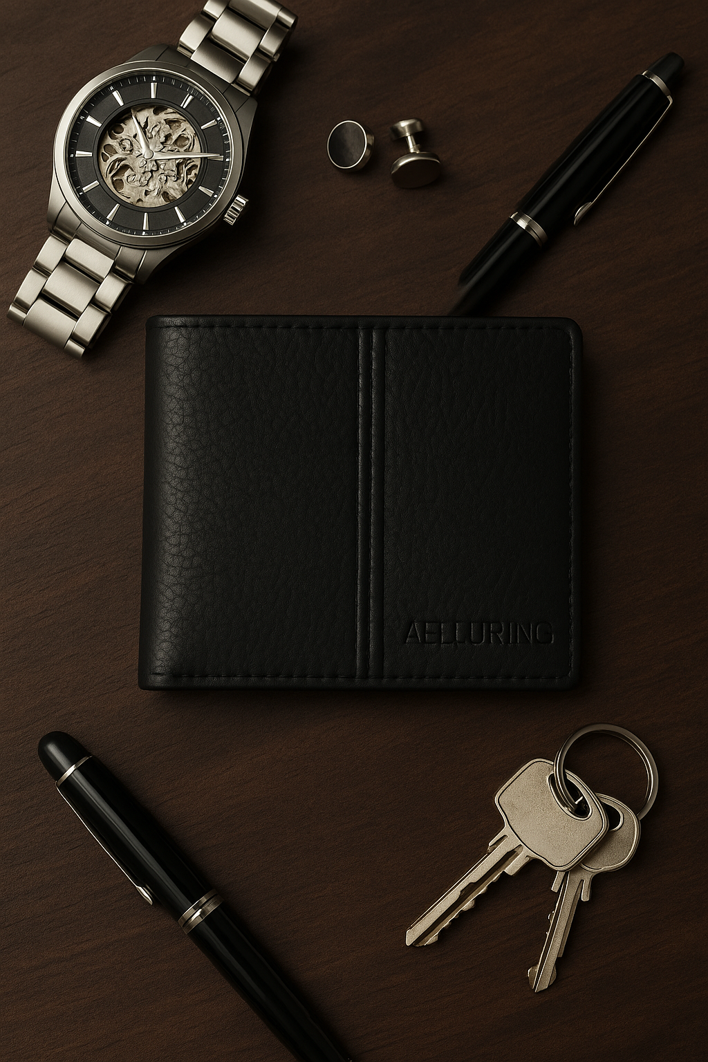 Aelluring Polaris Milano Men's Horizontal Leather Wallet 06