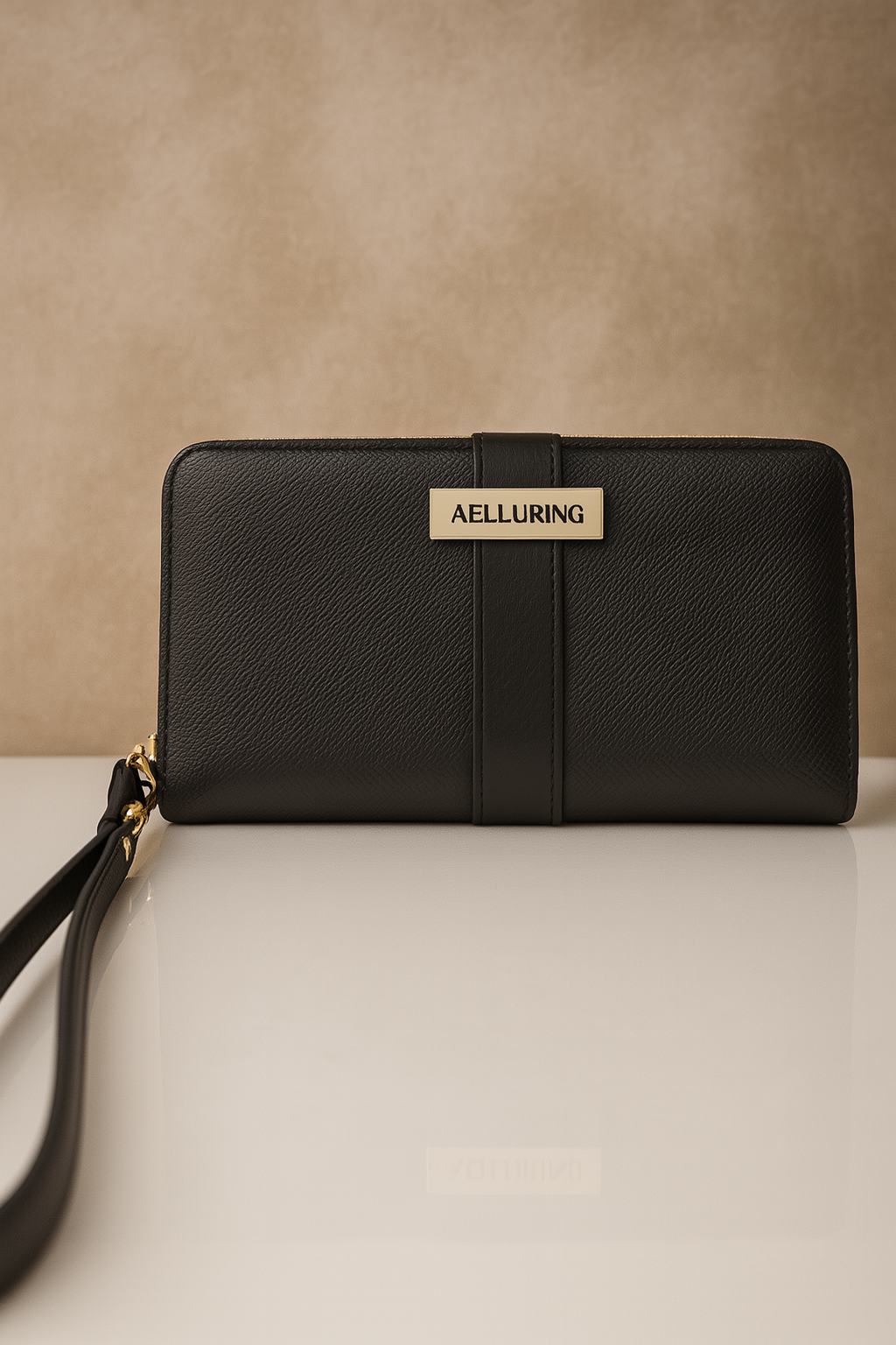 Aelluring Zoro Black Women's Italian Leather Wallet 01